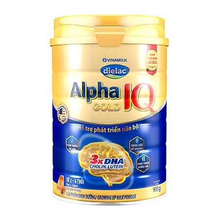 Sữa bột Dielac Alpha IQ Gold lon 900g các số