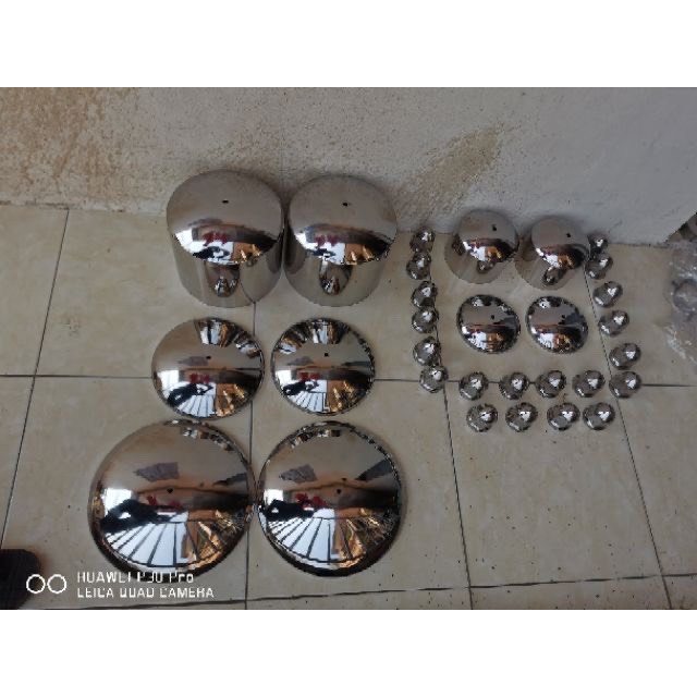 CHỤP  LÁP INOX CHO TẤT CẢ CAC DÒNG XE TẢI , Ô TÔ, XE HƠI ISUZU...........