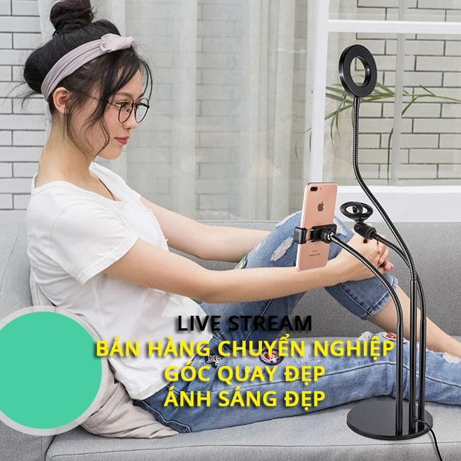 Bộ hỗ trợ livestream bán hàng chuyên nghiệp 3 trong 1(không kèm mic)