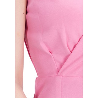 ZERASY - Đầm body không tay xếp ly eo Zerasy