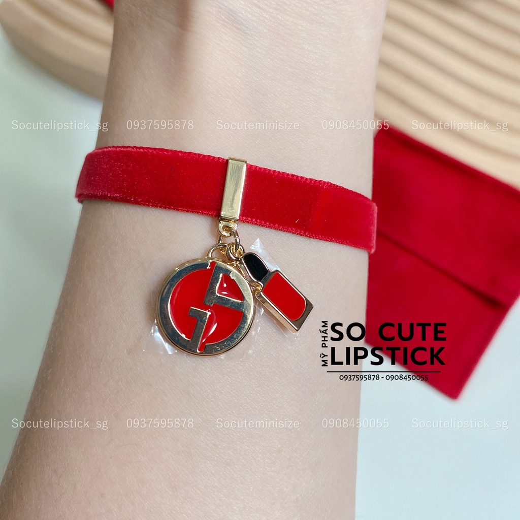 Vòng tay Gift Hãng Giiorgio Armani Màu Đỏ