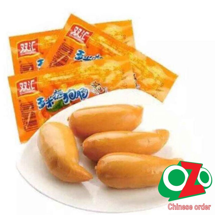 Combo xúc xích ngô, xúc xích cay ăn vặt nội địa Trung siêu ngon