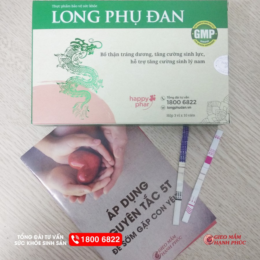 Long Phụ Đan 30 viên - Bổ dương, cải thiện sinh lý, tăng chất lượng tinh trùng, tăng thụ thai hộp 30 viên