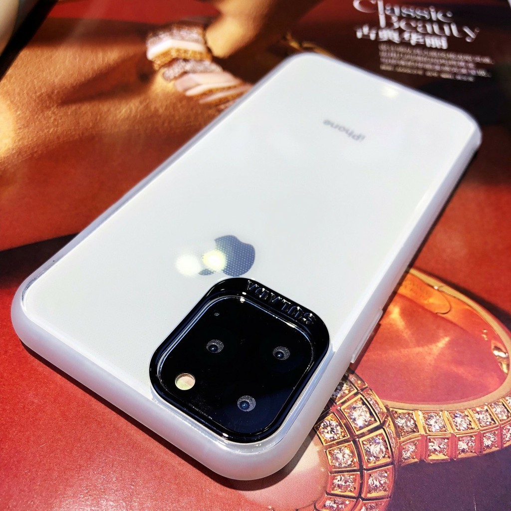 Ốp Lưng iphone 11 / ip 11 pro / ip 11 pro max dẻo lưng trong có gờ xung quanh bảo vệ camera