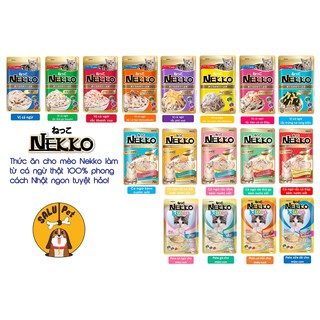 Pate Nekko cho mèo gói 70g đủ vị
