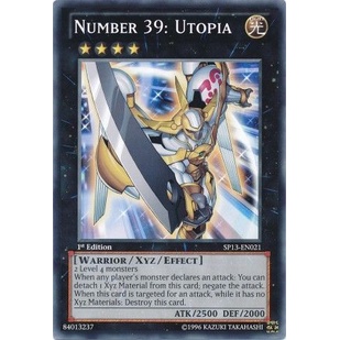 Thẻ bài Yugioh - TCG - Number 39: Utopia / SP13-EN021'