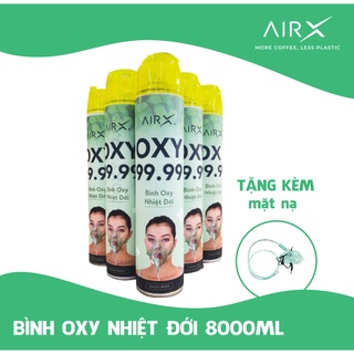 Combo 5 bình oxy nhiệt đới 8000ml tặng kèm mặt nạ