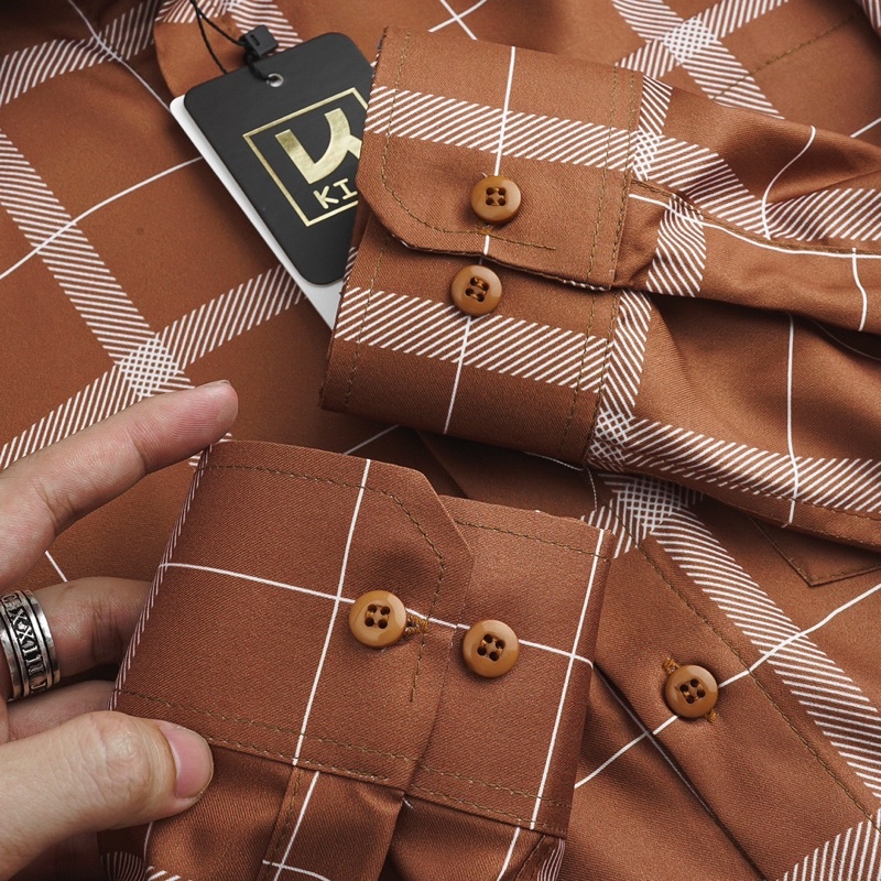 SALE  Áo sơ mi nam caro tay dài nhiều màu đặc sắc