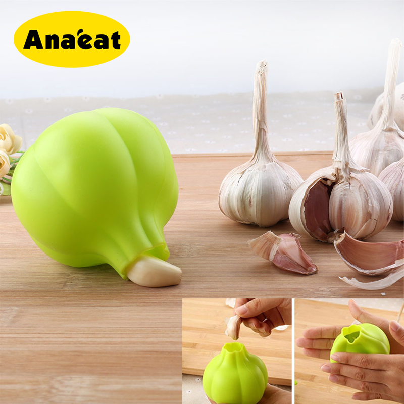 Dụng cụ bóc vỏ tỏi thủ công ANAEAT chất liệu silicon cho nhà bếp