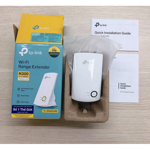 [BH 2 NĂM] Bộ Kích Sóng Wifi Repeater 300Mbps TP-Link TL-WA854RE , Bộ mở rộng sóng Wi-Fi TP-LINK TL-WA854RE tốc độ 300Mb