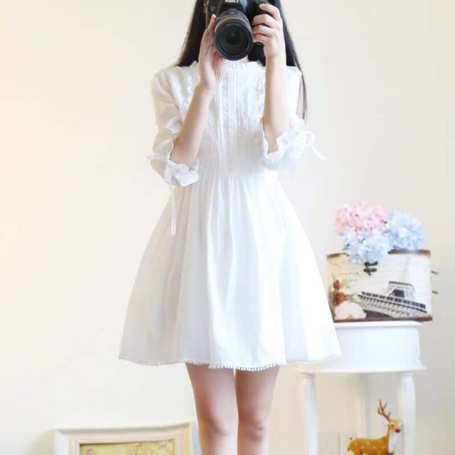 Combo Váy tay bèo xinh xắn