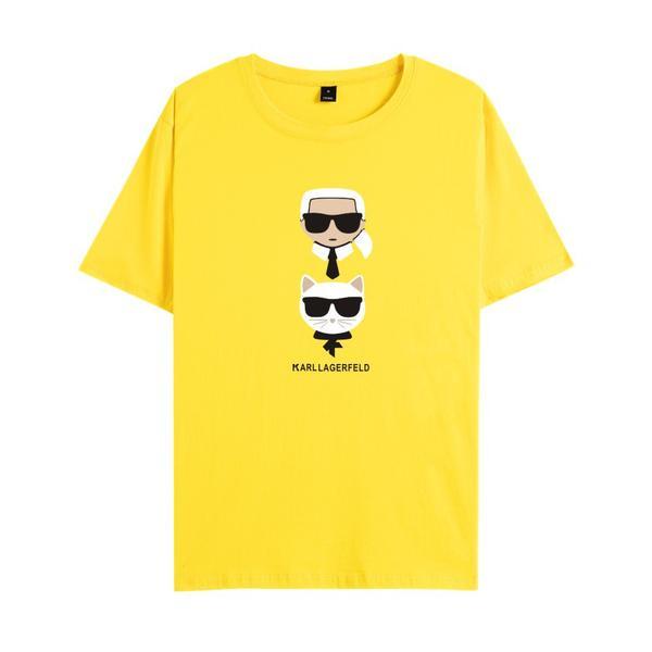 Áo Thun Tay Ngắn In Hình Karl Lagerfeld Carl.lagerfield Thời Trang Xu Hướng Mới Cho Nam Và Nữ S-5X