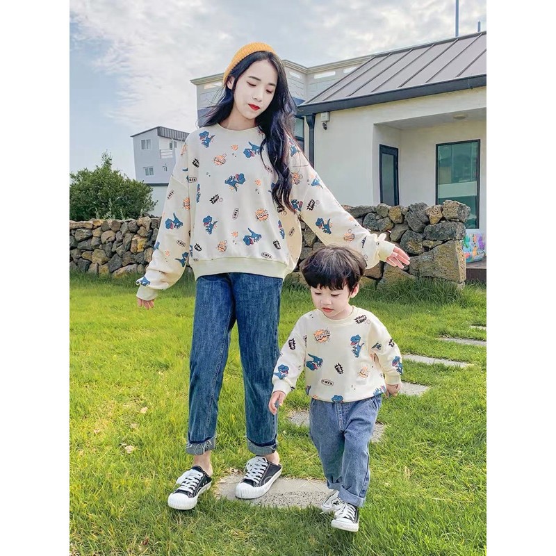 Áo đôi hình dành cho mẹ và bé