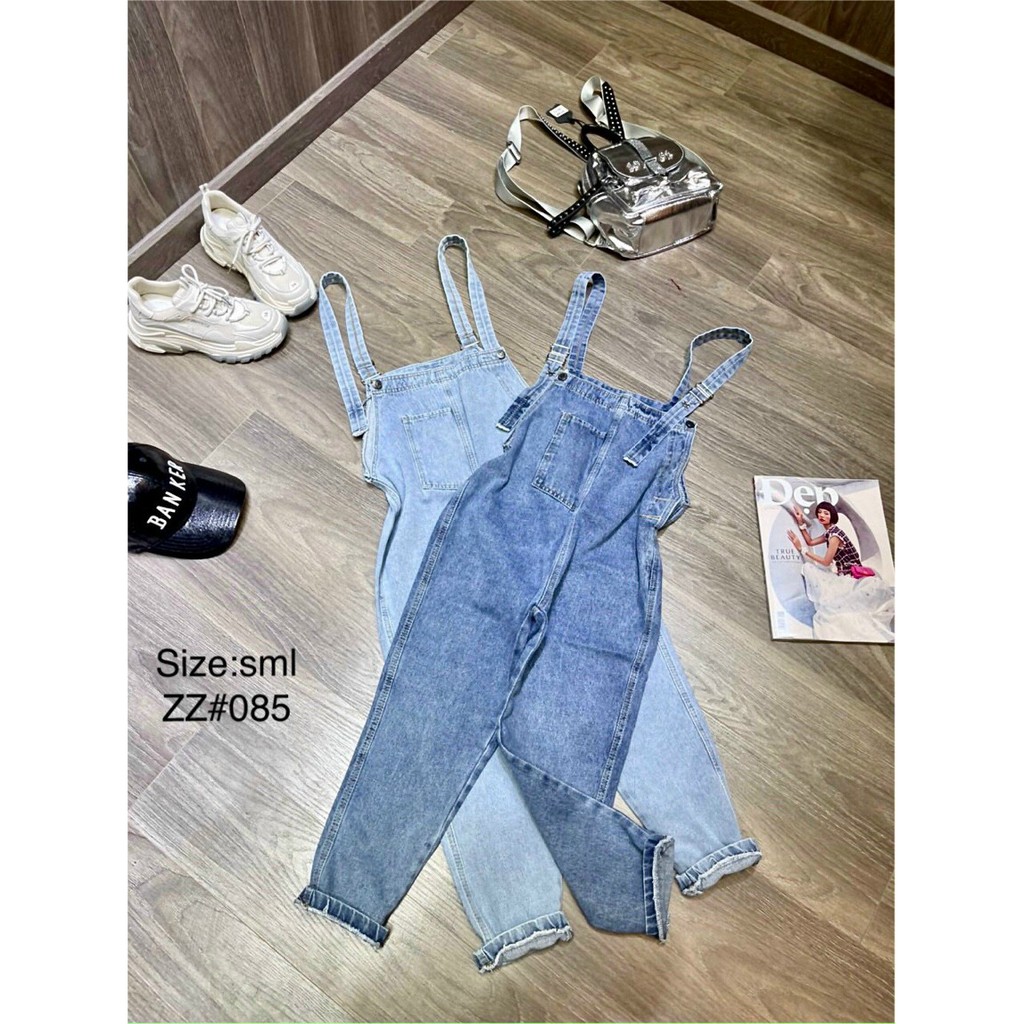 Quần yếm jeans 3 túi siêu đẹp | BigBuy360 - bigbuy360.vn