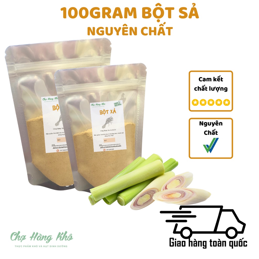 50gram Bột Sả Nguyên Chất