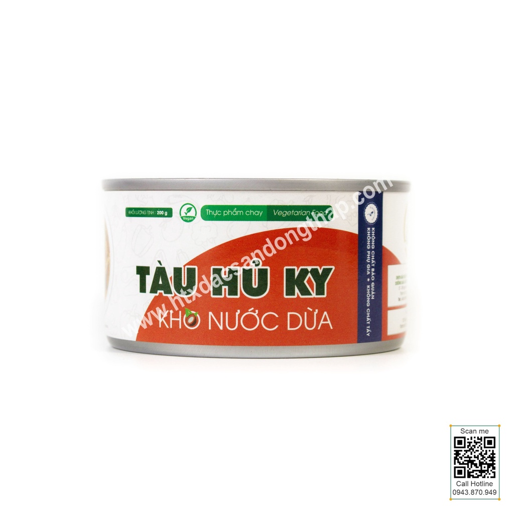 TÀU HỦ KY KHO NƯỚC DỪA - 200 Gram