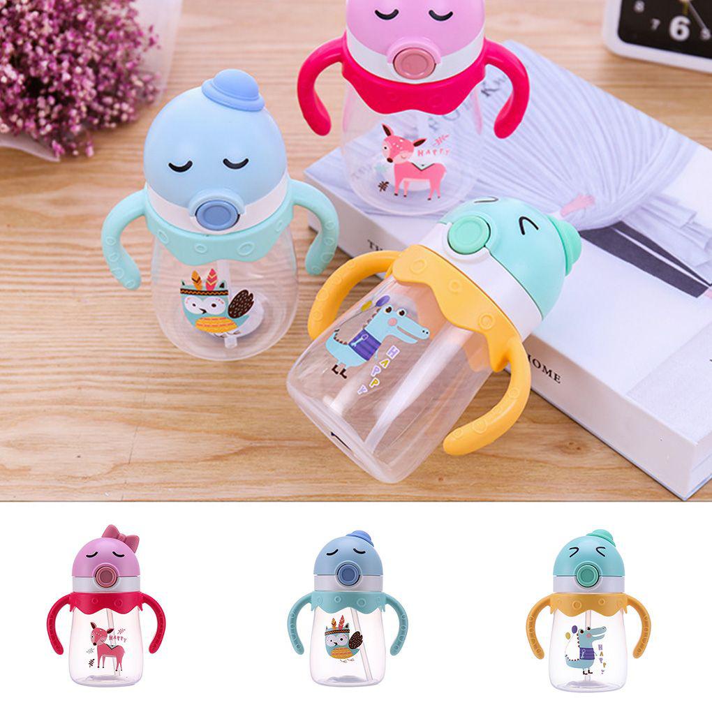 Bình Nước 350ML Có Ống Hút Cho Bé