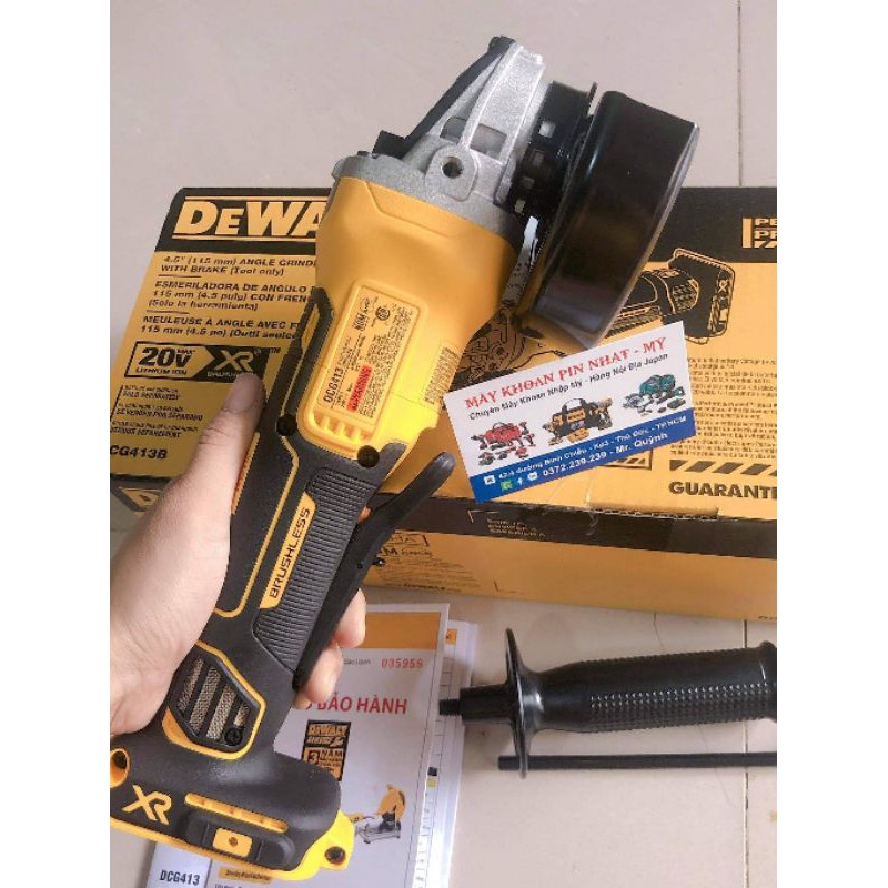 Máy mài dung pin 20v Dewalt 413B