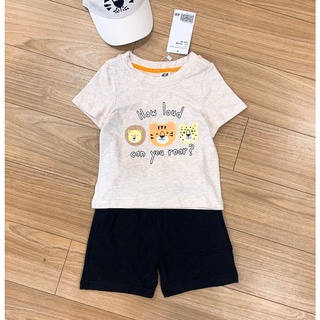 Bộ cộc tay bé trai - Set bộ cộc tay HM chất cotton cho bé trai từ 1-6 tuổi