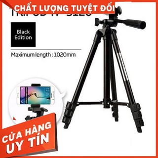 Gậy Tripod suport 3120Gậy Chụp Hình 3 Chân Tripod Chống Rung  3120 Mẫu Mới Cứng Cáp Chắc Chắn Hơn Tặng Kèm Đầu Kẹp