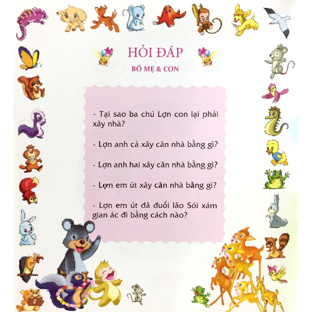 Sách - Truyện Kể Cho Bé Trước Giờ Đi Ngủ - Ngày Xửa Ngày Xưa: Ba Chú Lợn Con