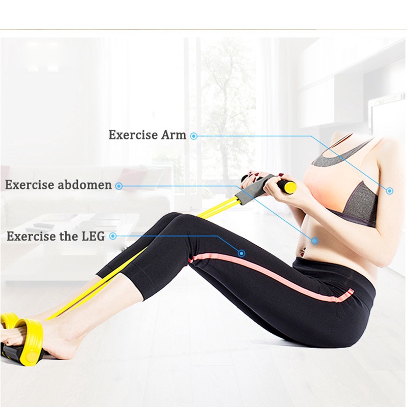 Dây Kéo Căng 4 Trục Đa Năng Hỗ Trợ Luyện Tập Yoga / Thể Hình