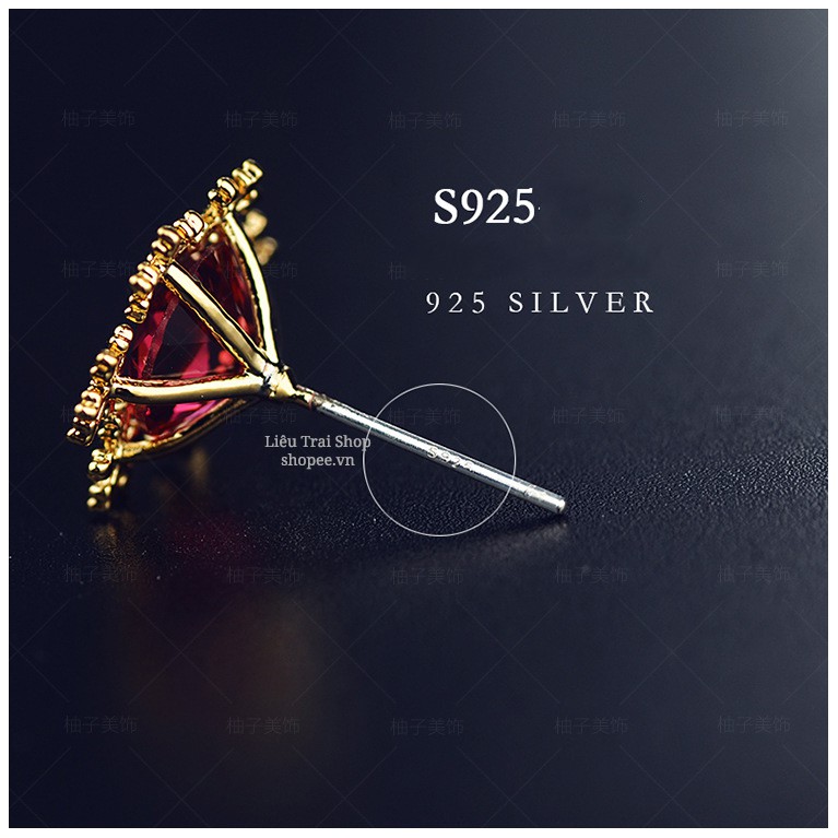 Bông tai Nữ hoàng tuyết SNOW QEEN s925