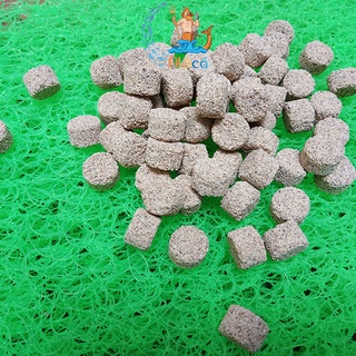 Vật liệu lọc xử lý nước bể cá cảnh sứ viên trụ tròn Yeben Bacteria Culturing Ball bao 10kg