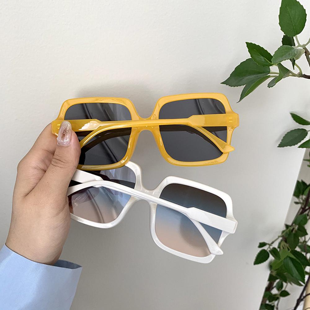 Kính Râm Oversize Chống Tia UV Họa Tiết Hình Học Màu Gradient Dành Cho Nam