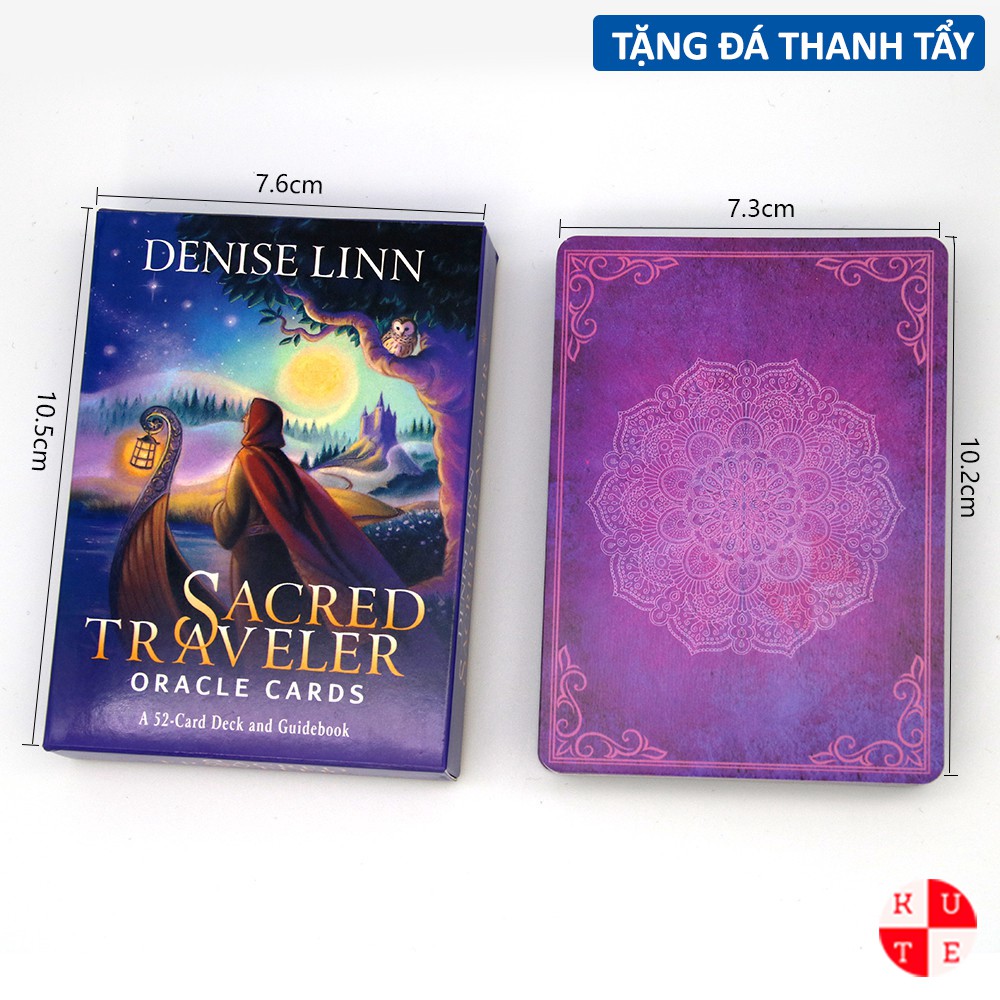 Bài Oracle Sacred Traveler 52 Lá Bài Tặng File Tiếng Anh Và Đá Thanh Tẩy C63