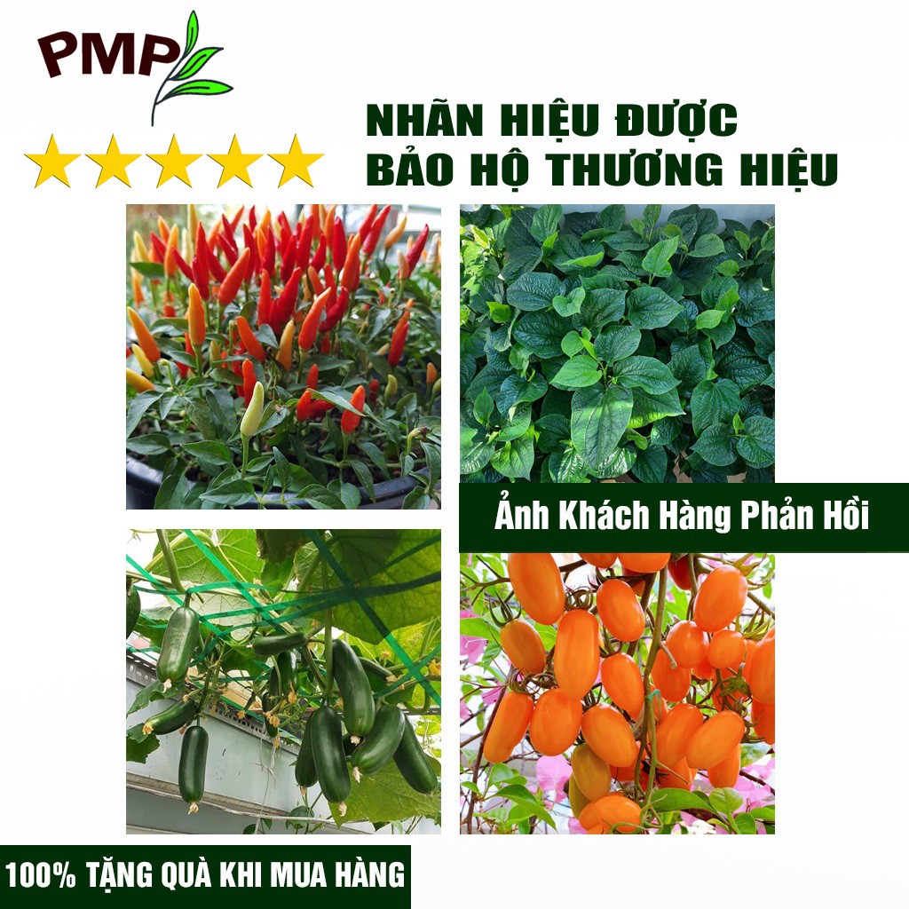 Phân Bón Vi Lượng Hữu Cơ PMP Bổ Sung Vi Lượng Cho Hoa Hồng, Rau Sạch, Cây Cảnh, Bon Sai 150g