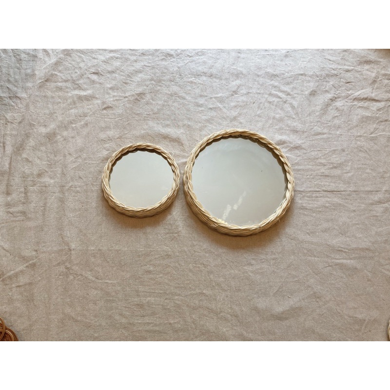 Set decor treo tường bằng mây 5 chi tiết