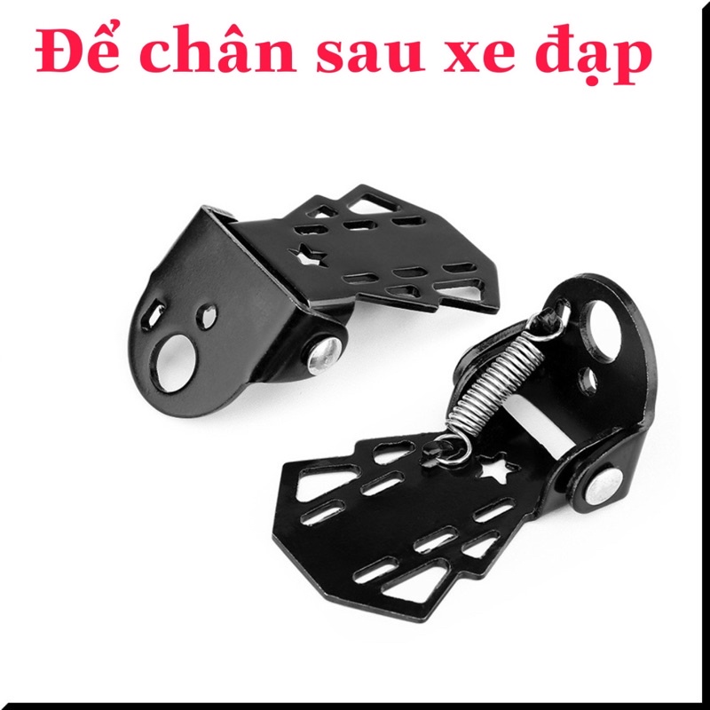 Để chân sau xe đạp gấp gọn phù hợp lắp được các loại xe