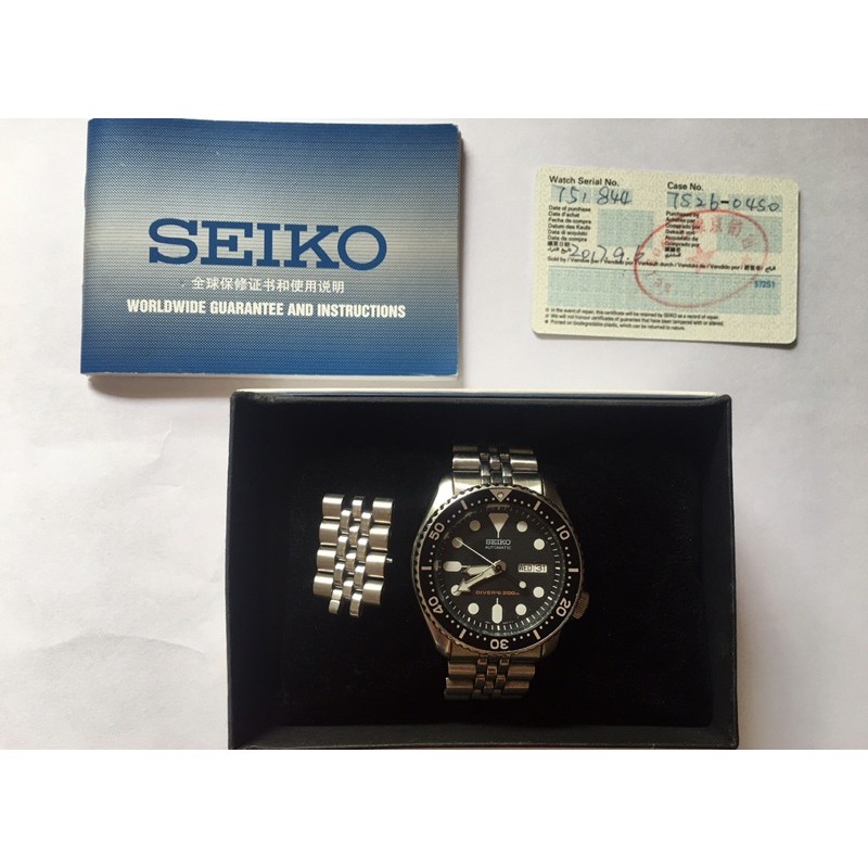 Đồng hồ nam . Thương hiệu: Seiko Skx007 ( used)