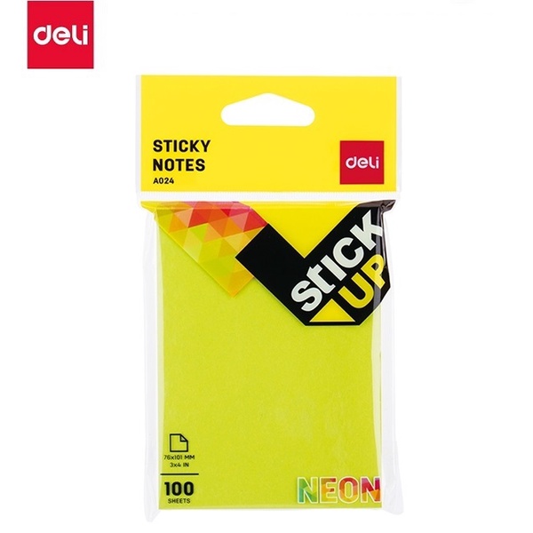 Giấy nhớ 3x4 nhiều màu Deli EA02402