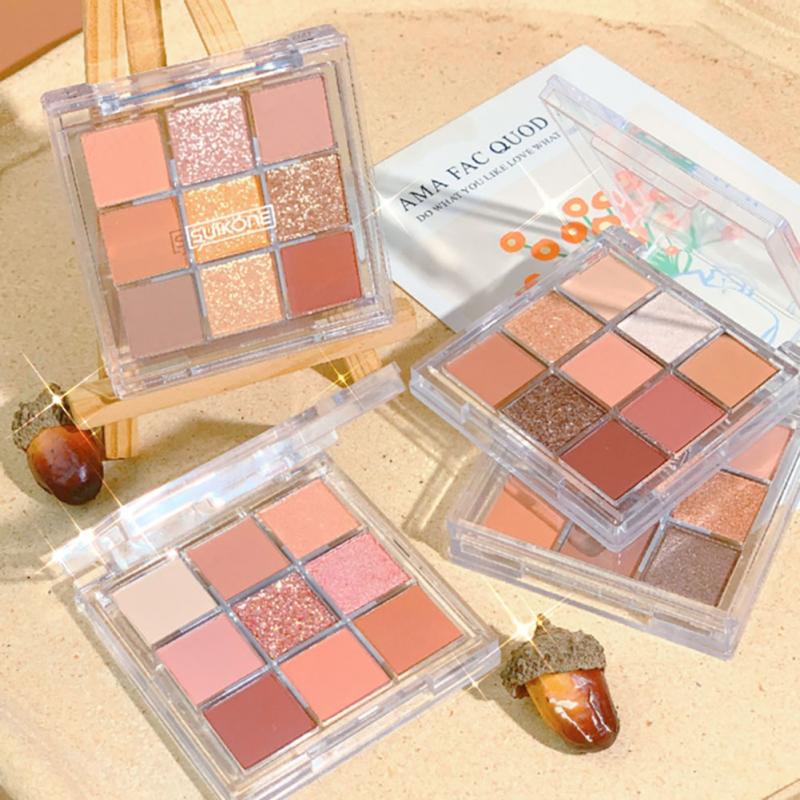 [Hàng mới về] Bảng phấn trang điểm mắt SUIKONE 9 màu sắc lì chống thấm nước lâu trôi | BigBuy360 - bigbuy360.vn