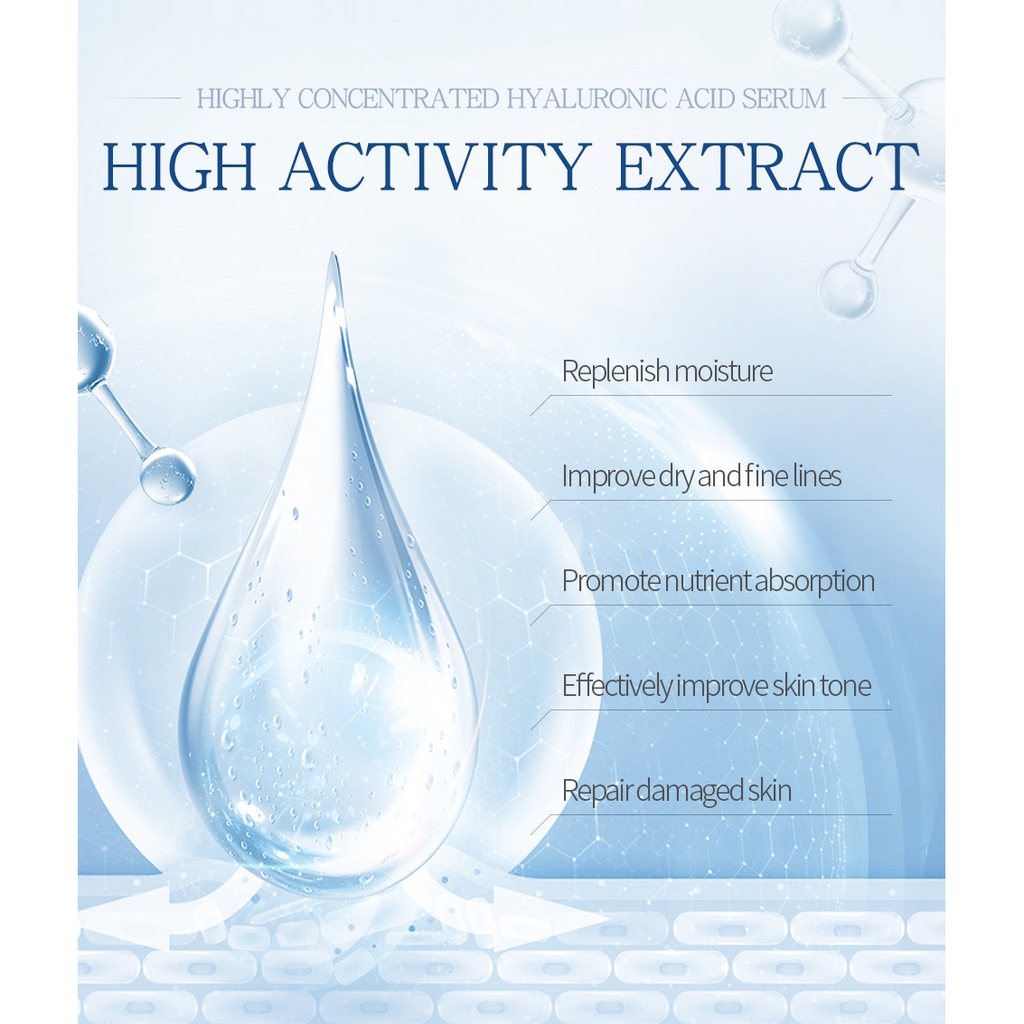 Tinh Chất Serum Dưỡng Ẩm LAIKOU Với Axit Hyaluronic 17ml/30ml