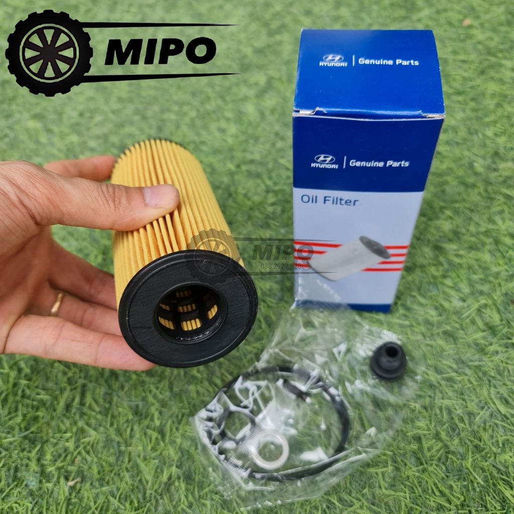 Lọc nhớt, lọc dầu động cơ (Diezel) Xe Santafe (2021-2022), Sorento (2021-2022), Carnival (2021-2022) (Mã: 263202R000 )