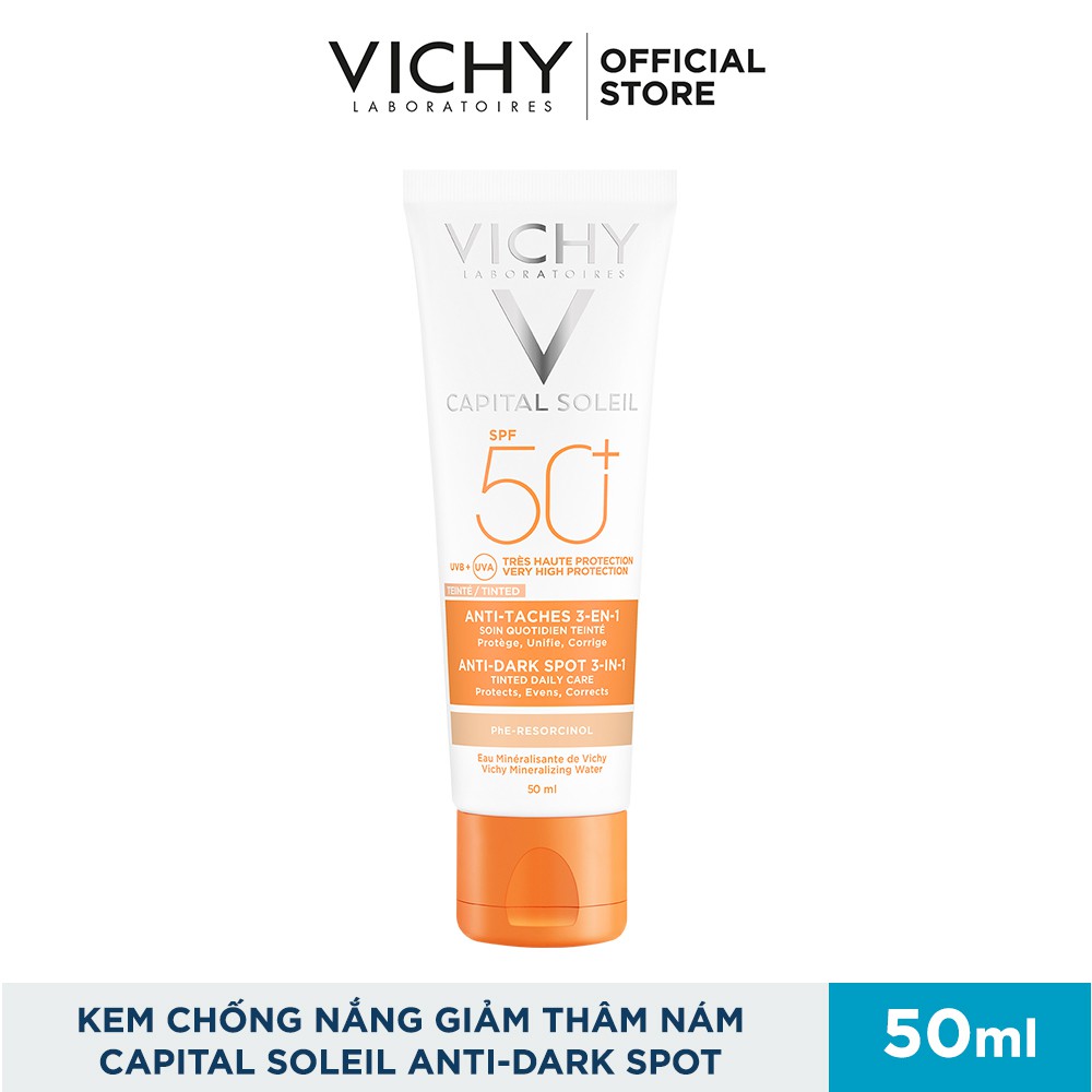 [Chính Hãng] Kem Chống Nắng Không Gây Nhờn Rít SPF 50 Vichy Ideal Soleil 50ml