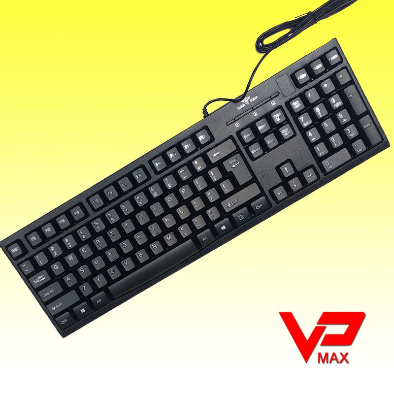 Bàn phím văn phòng Gaming Warship mặt nhôm Hp K300 Marvo led RGB cực đẹp | WebRaoVat - webraovat.net.vn