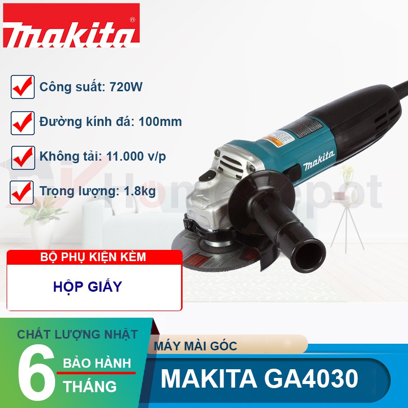 Máy mài góc Makita GA4030 (720W) 100mm