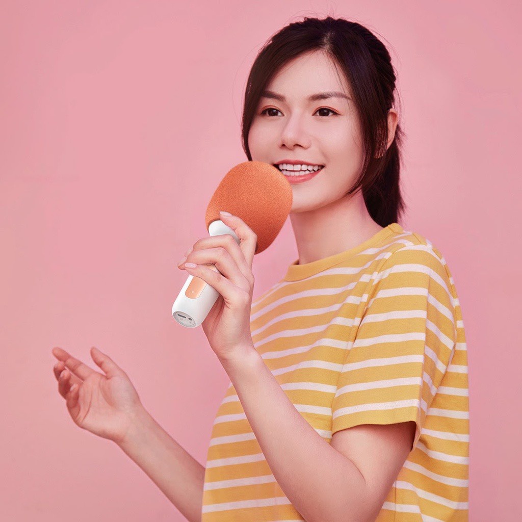 Micro karaoke không dây kèm loa Bluetooth Yuemi YMI Lite YMMKF007 -8 hiệu ứng âm thanh -Pin lên đến 4 giờ