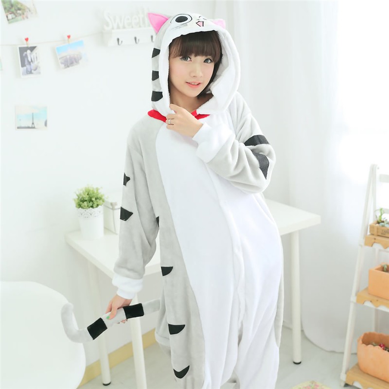 Bộ đồ ngủ hoá trang mèo Kigurumi cho Halloween