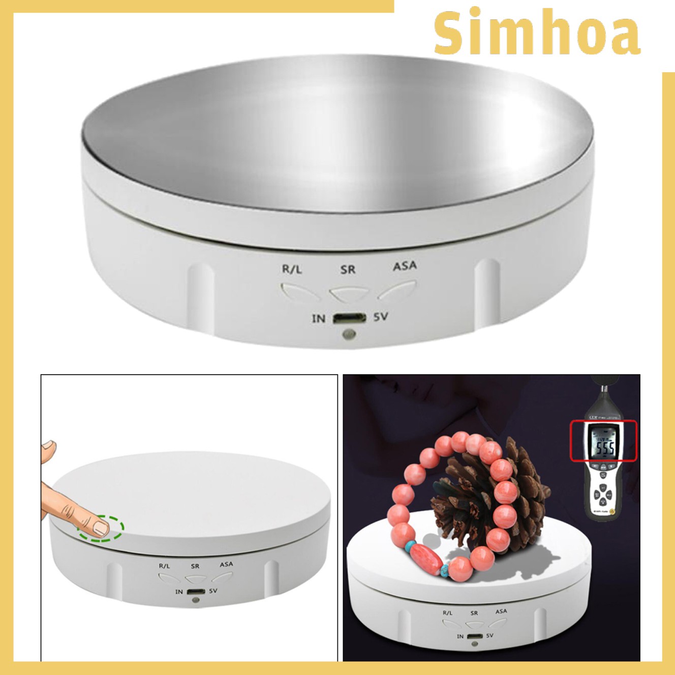 Đế Xoay 360 Độ Trưng Bày Trang Sức