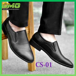 Giày Tây Nam Việt Nam Xuất Khẩu Màu Đen, Đế Êm, Da Mềm Mã CS01