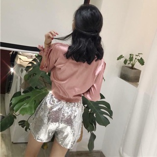 SET ÁO LỤA PHI BÓNG + CHÂN VÁY NHŨ