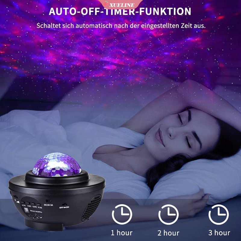 Đèn chiếu sao ban đêm nhiều chế độ màu sắc tích hợp 3 trong 1 cho phòng ngủ trẻ em người lớn