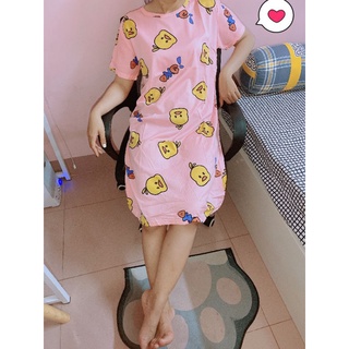 Thanh lý nghỉ bán giá vốn đầm mặc nhà big size dễ thương form rộng teen