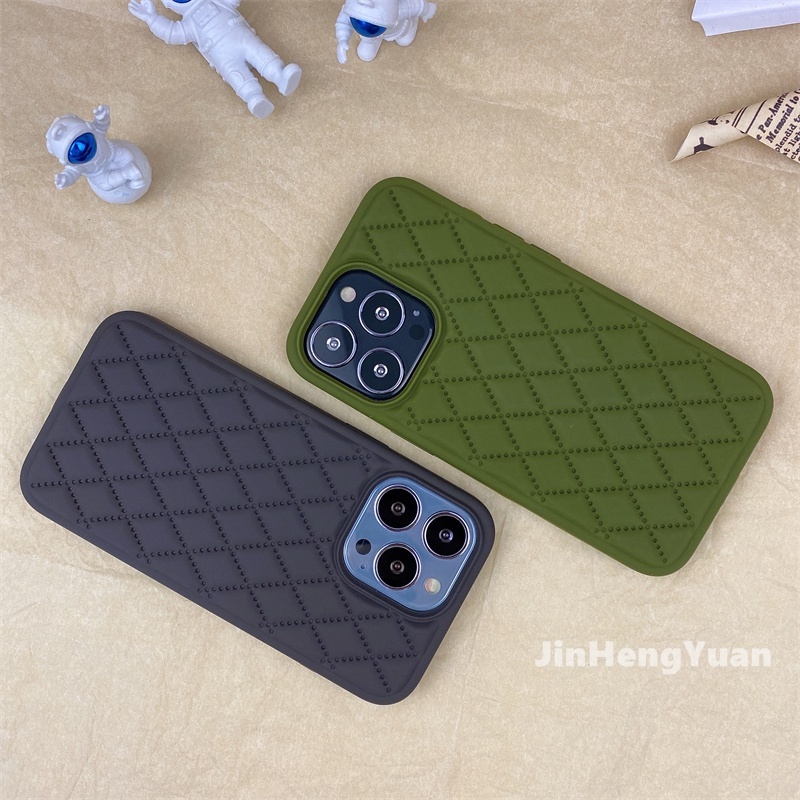 Ốp Điện Thoại Silicon Mềm Chống Sốc Họa Tiết Kim Màu Xanh Lá Cho IPhone 13 12 11 Pro X XS MAX XR