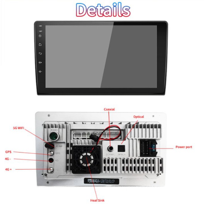 Sản Phẩm Màn hình DVD android 10.0, 4G, Wifi, Ram 4G, Rom 64G - Hàng Cao Cấp .